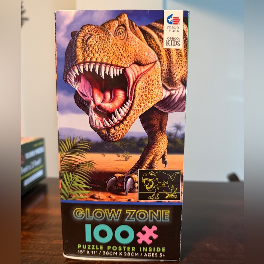 Kids Glow Zone Dinosaur Puzzle